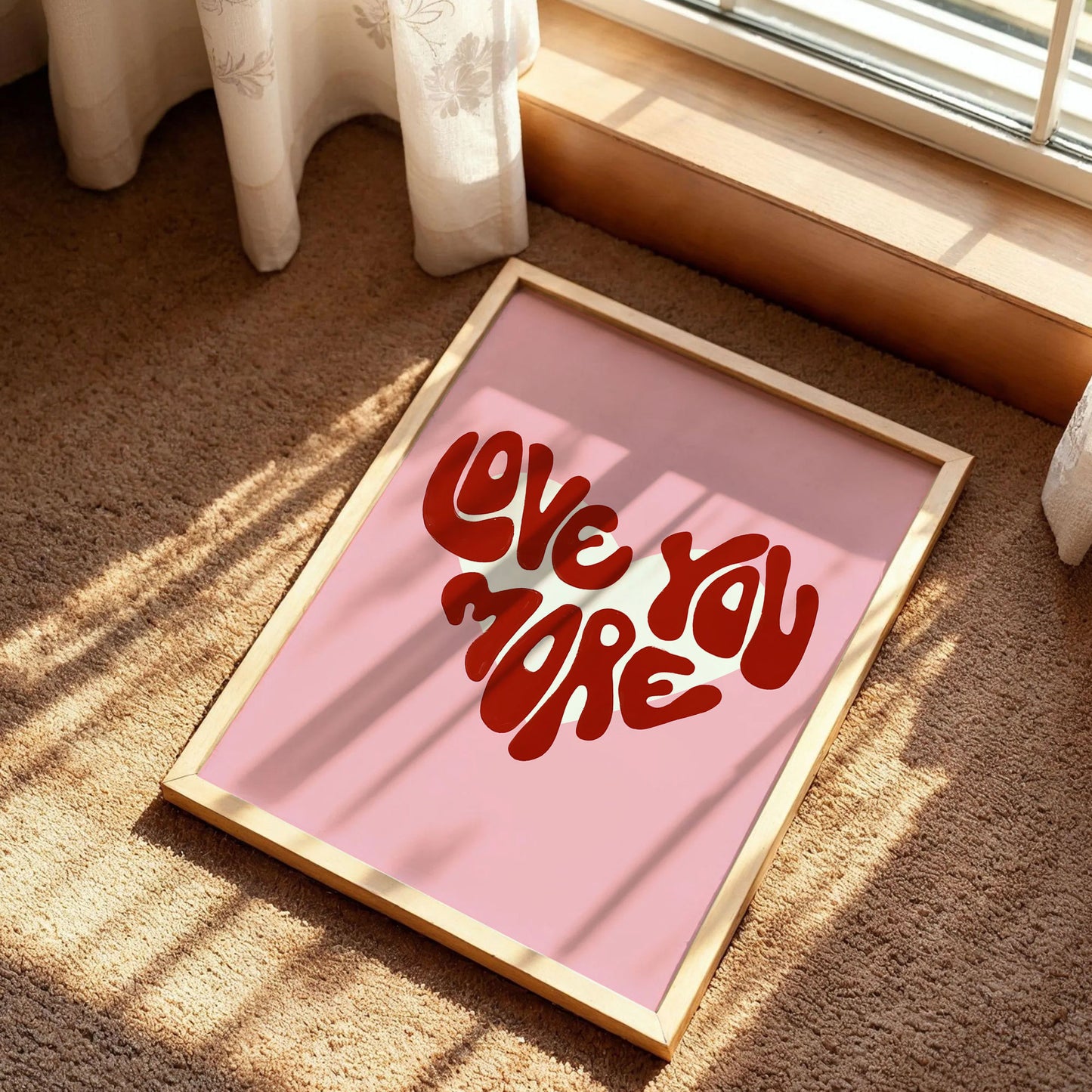 Love You More Quote Art