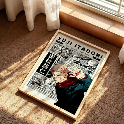 Saturo Gojo Yuji Itadori Poster