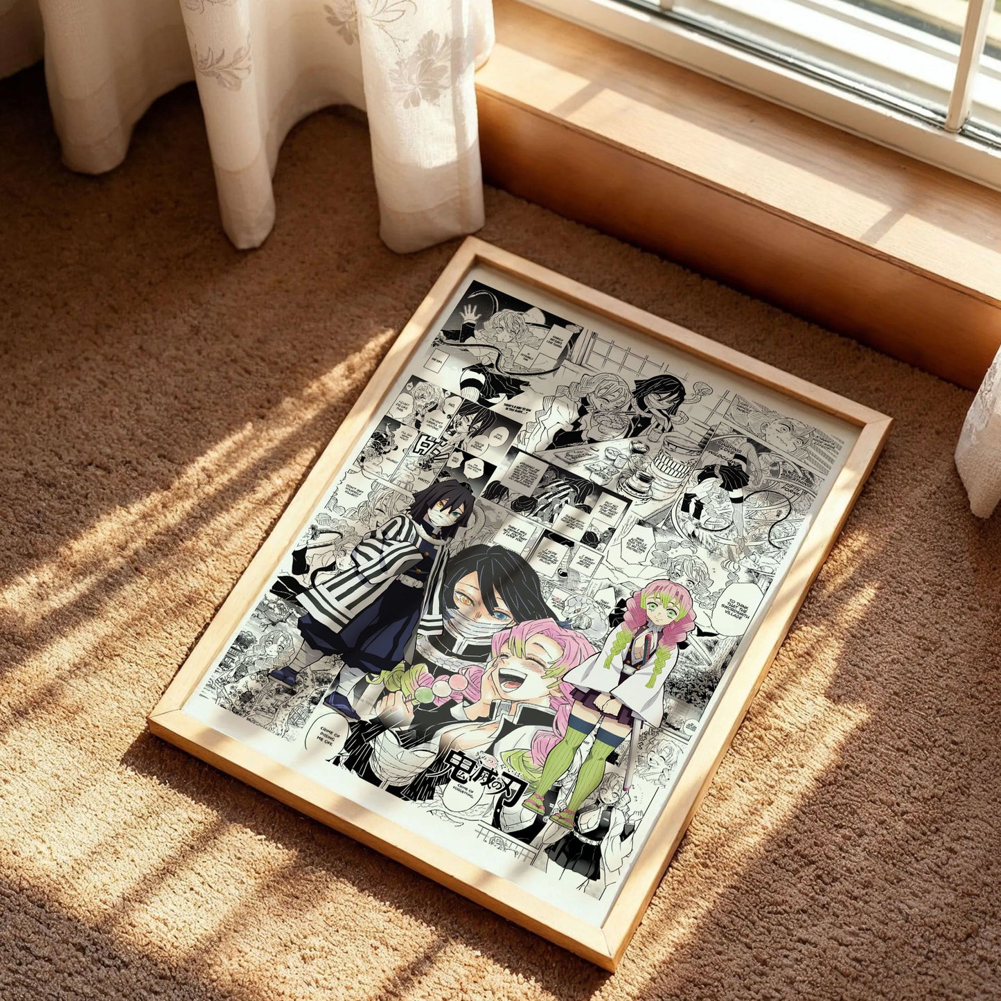 Obanai Iguro and Mitsuri Demon Slayer Poster