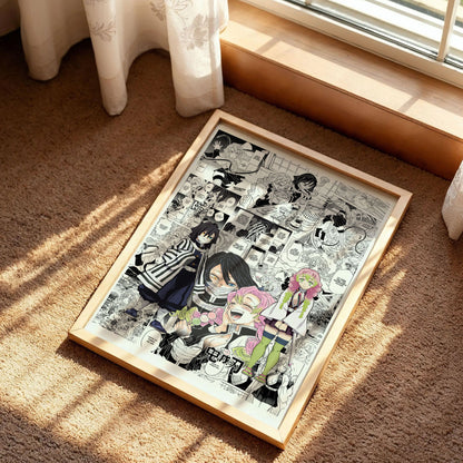 Obanai Iguro and Mitsuri Demon Slayer Poster