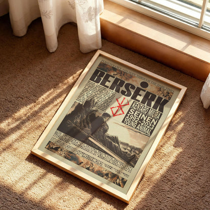 Berserk Guts Anime Poster