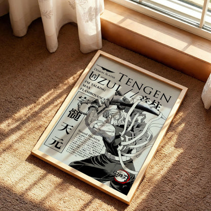 Uzui Tengen Demon Slayer Poster