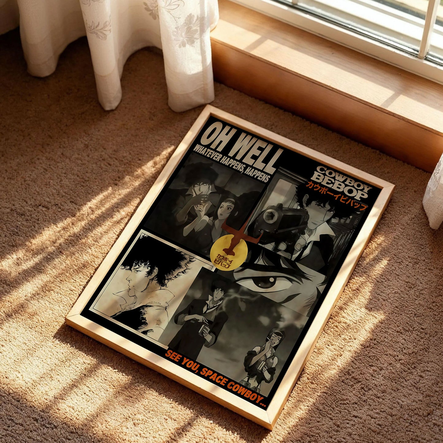 Cowboy Bebop Spike Spiegel and Faye Valentine Print
