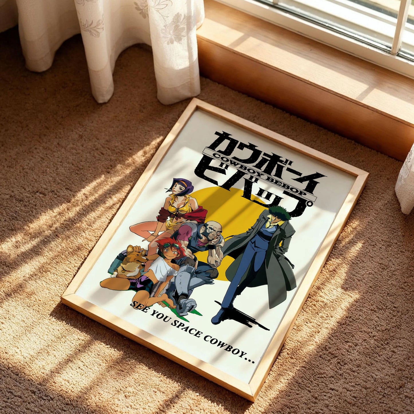 Vintage Cowboy Bebop Jet Black, Ed, Poster