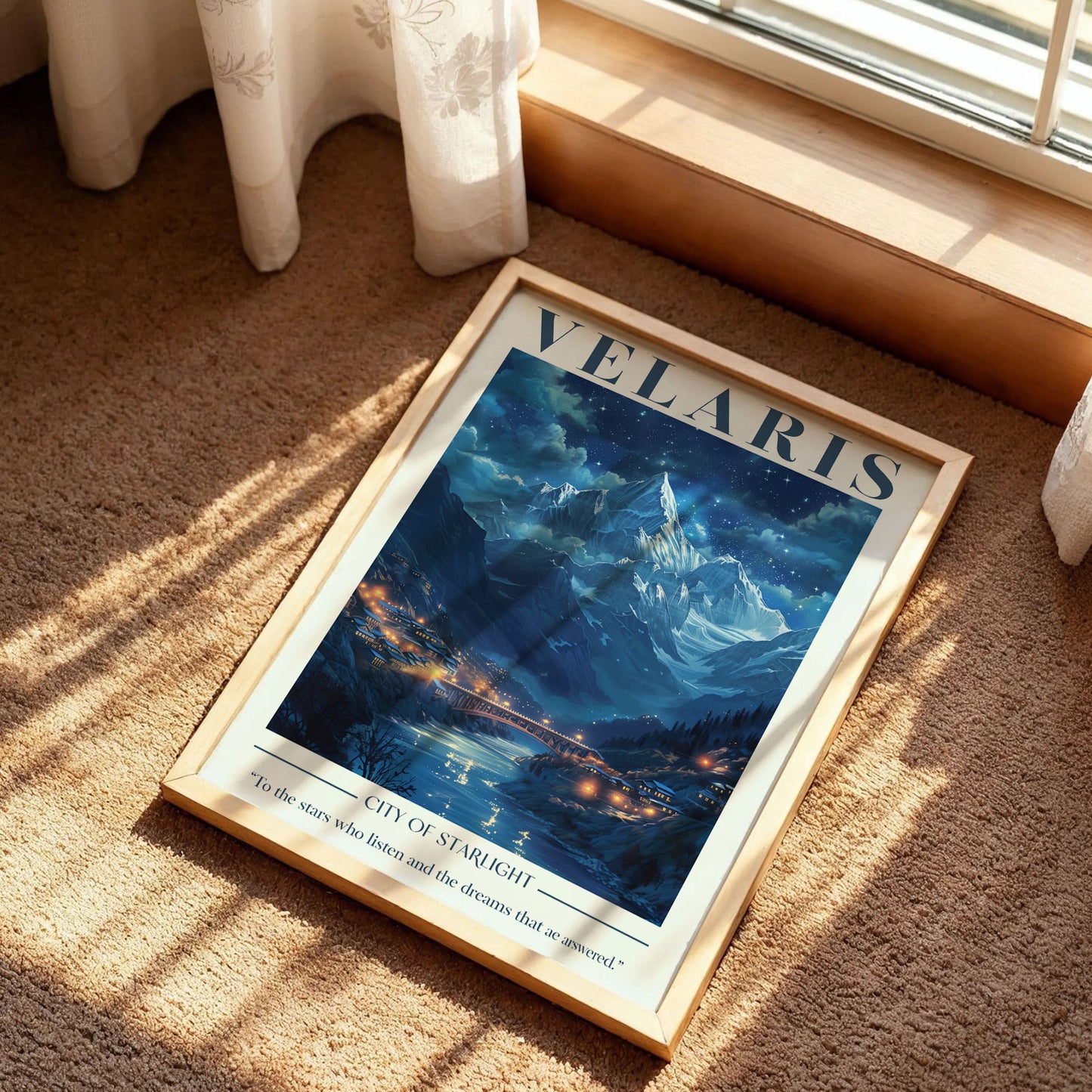 Velaris City of Starlight Print