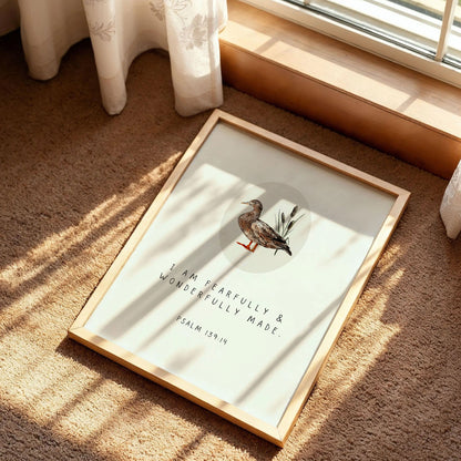 Duck Bible Verse Prints