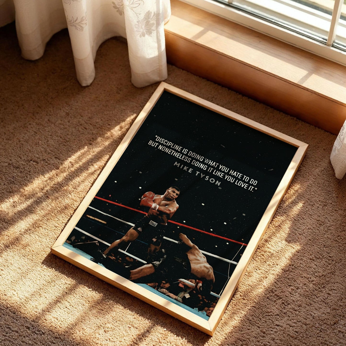 Mike Tyson Quote Poster