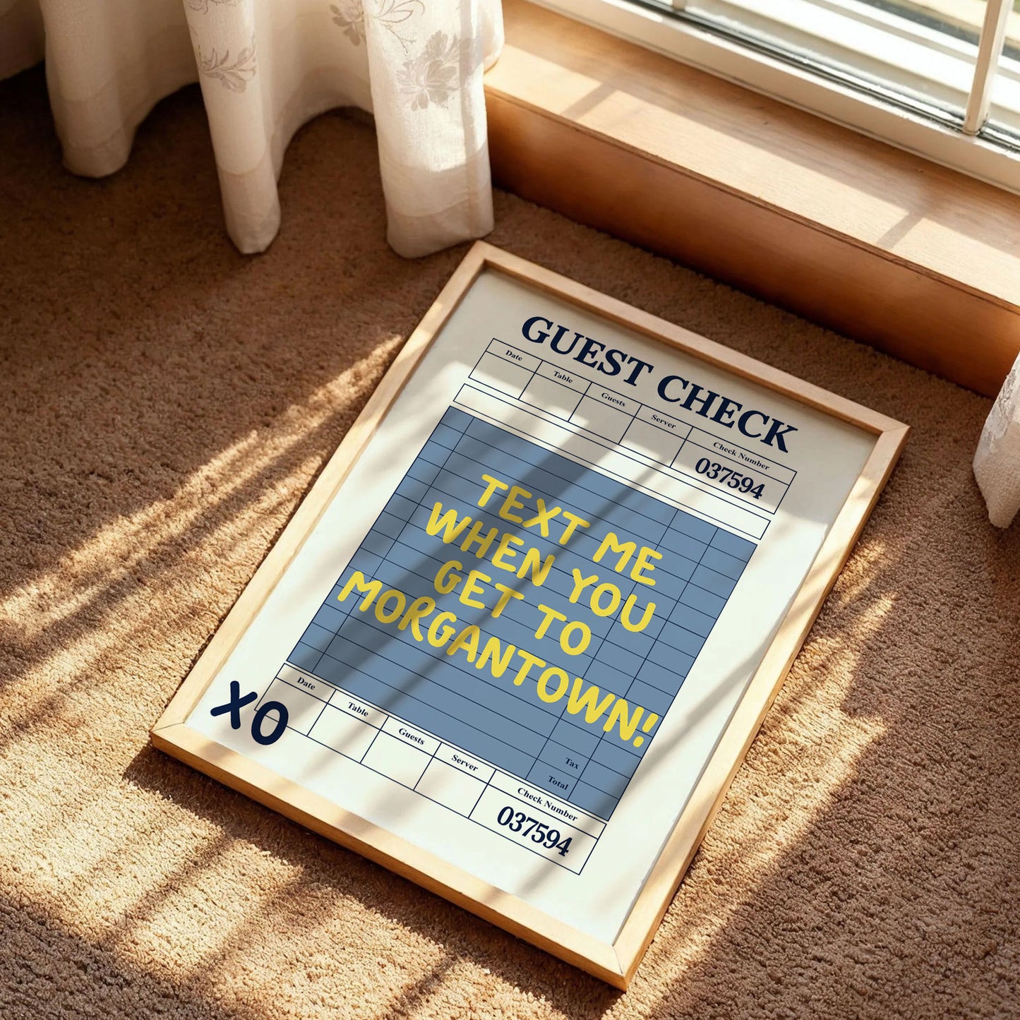 Guest Check Poster