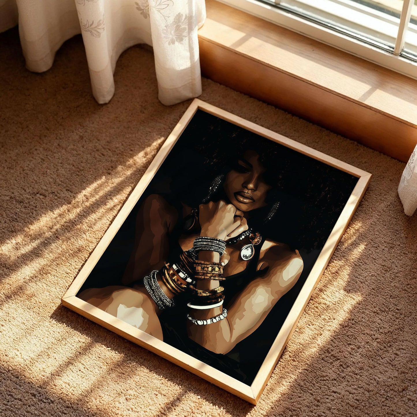 Black Woman Wall Art