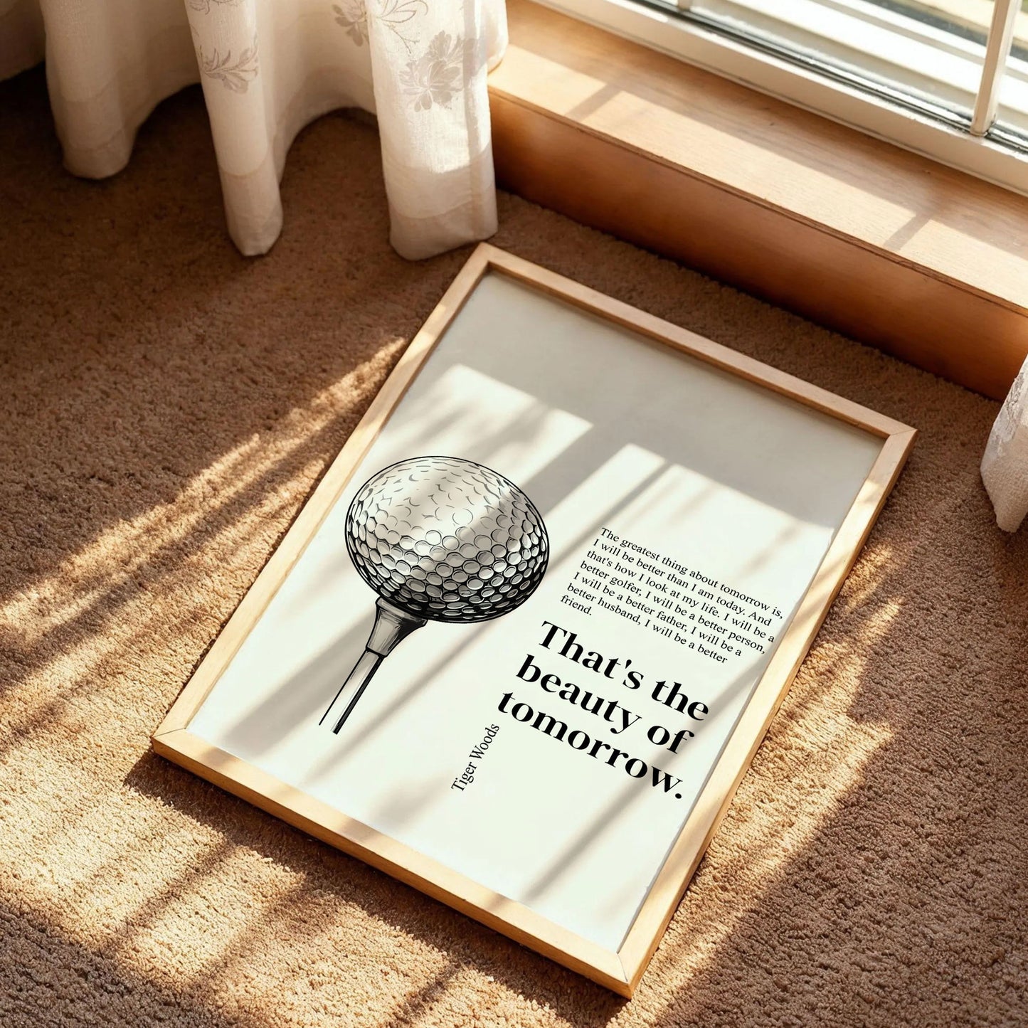 Vintage Golf Clubs Poster