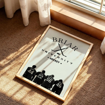 Briar University Hockey - Off Campus Poster