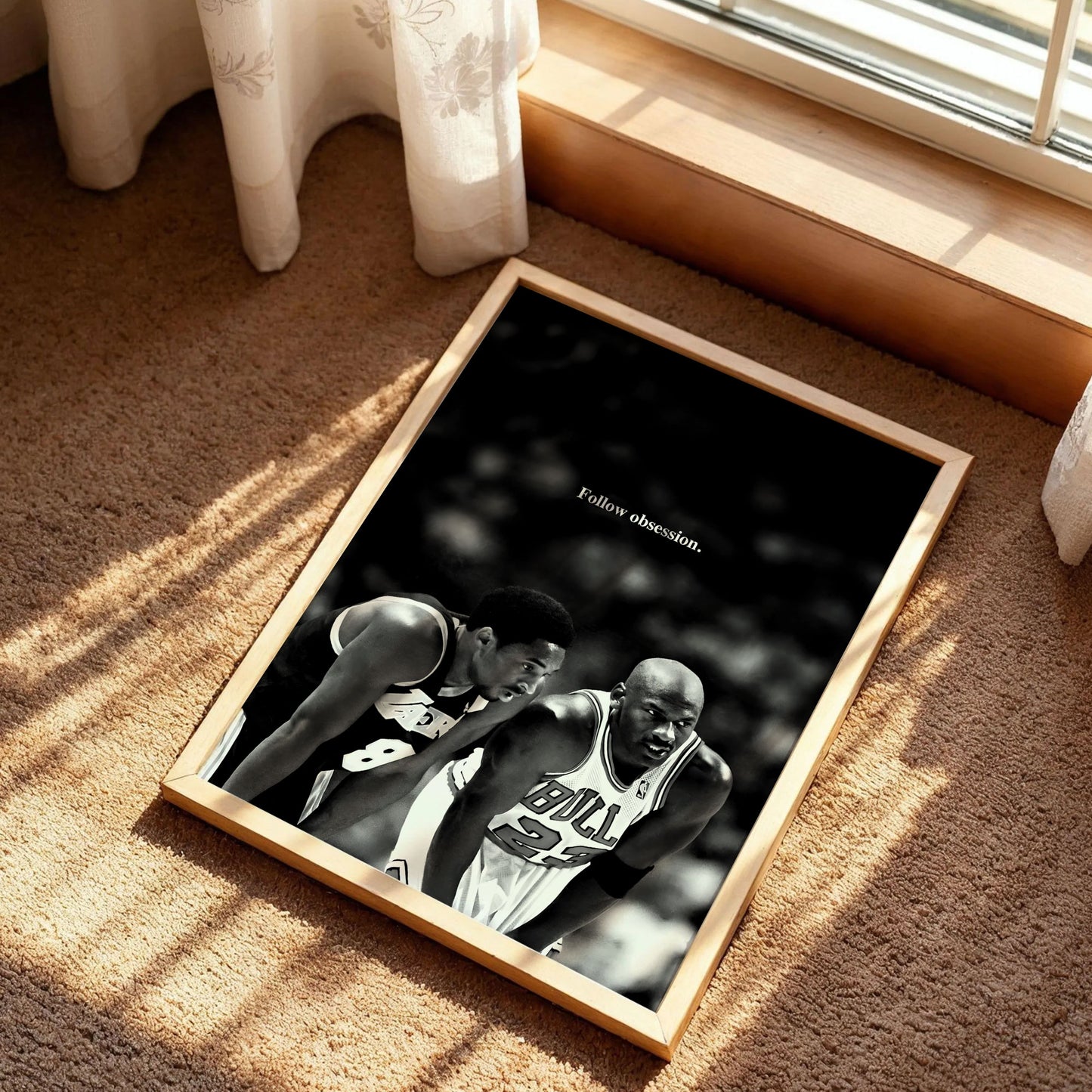 Kobe Bryant and Michael Jordan Print