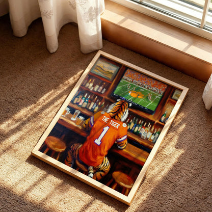 Clemson Tigers Mascot Art Print