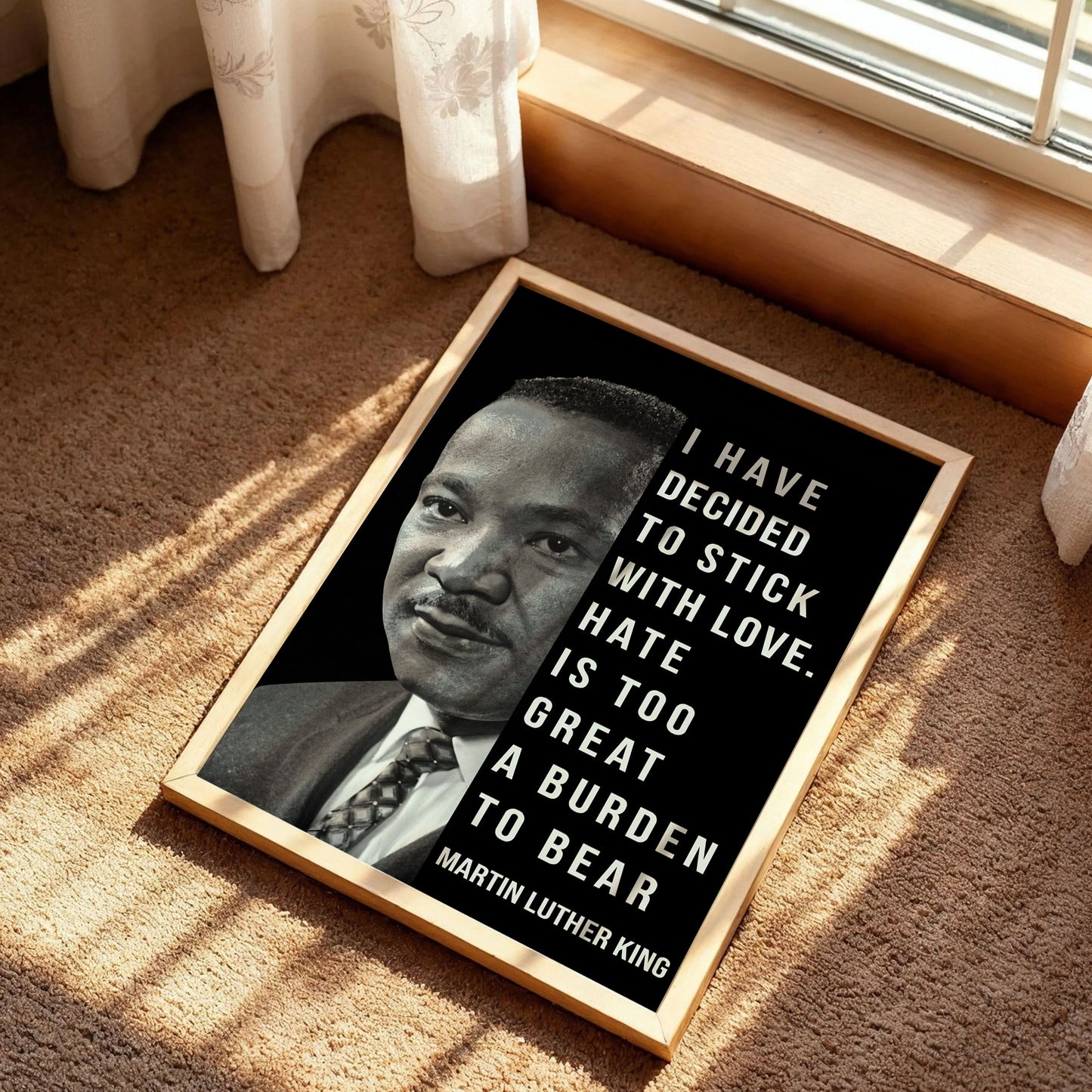 Martin Luther King Quote Poster