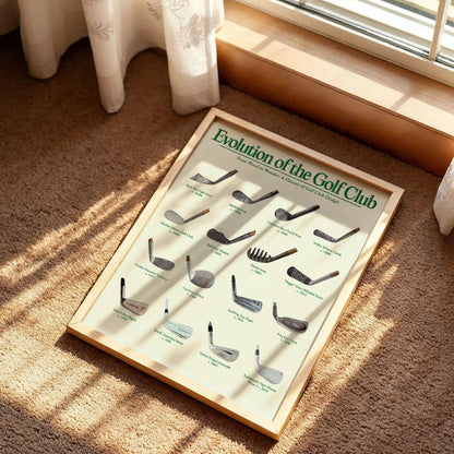 Evolution of the Golf Club Poster