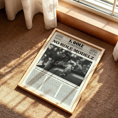 J. Cole No Role Modelz Poster