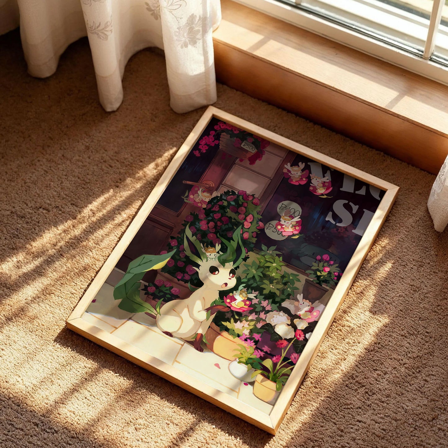 Leafeon Pokemon Poster