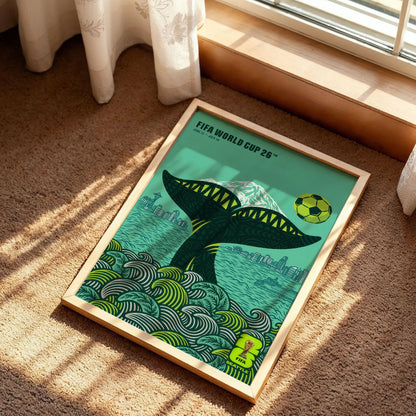 Seattle Host City Football Poster