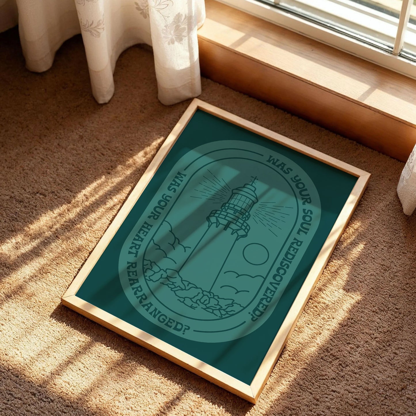 Was Your Soul Rediscovered Was Your Heart Rearranged Print