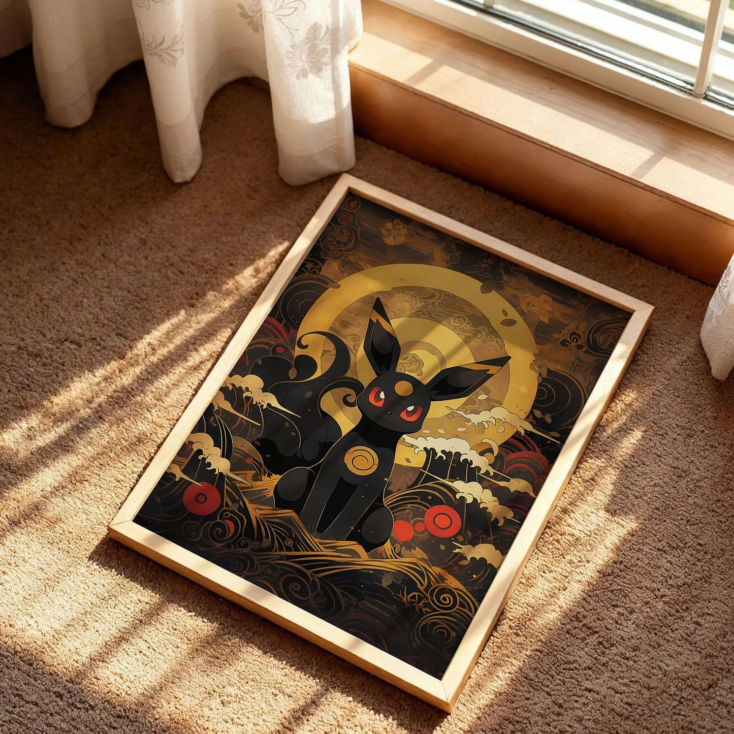 Umbreon Pokémon Hanging Painting