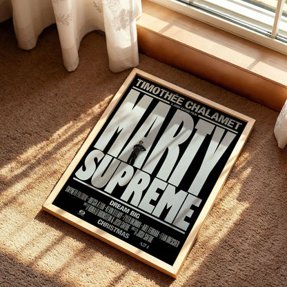 Josh Safdie's Marty Supreme Poster