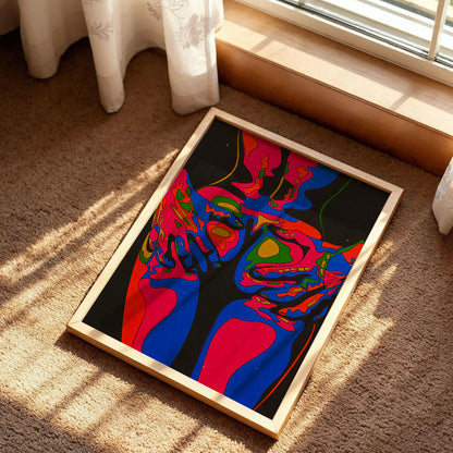 Scorpio Squeeze Blacklight Art