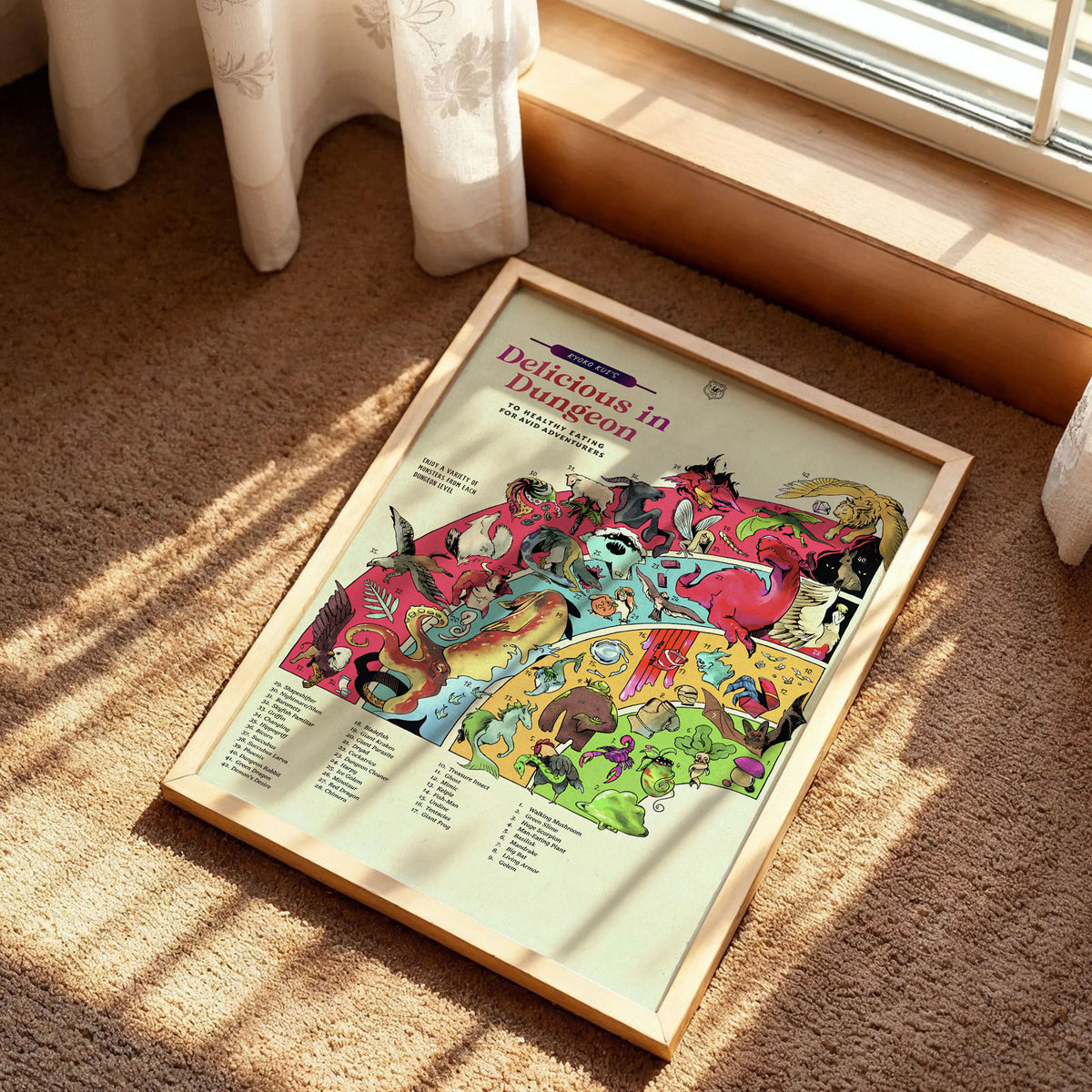 Delicious in Dungeon Art Print