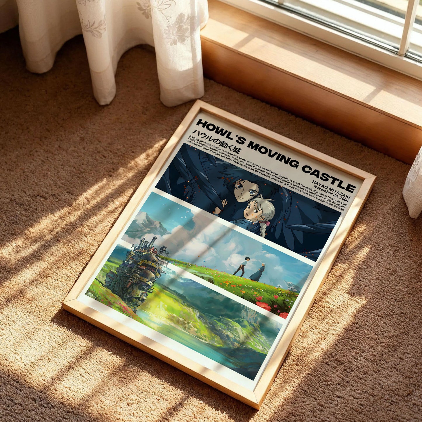 Howl's Moving Castle Howl and Sophie Hatter Poster