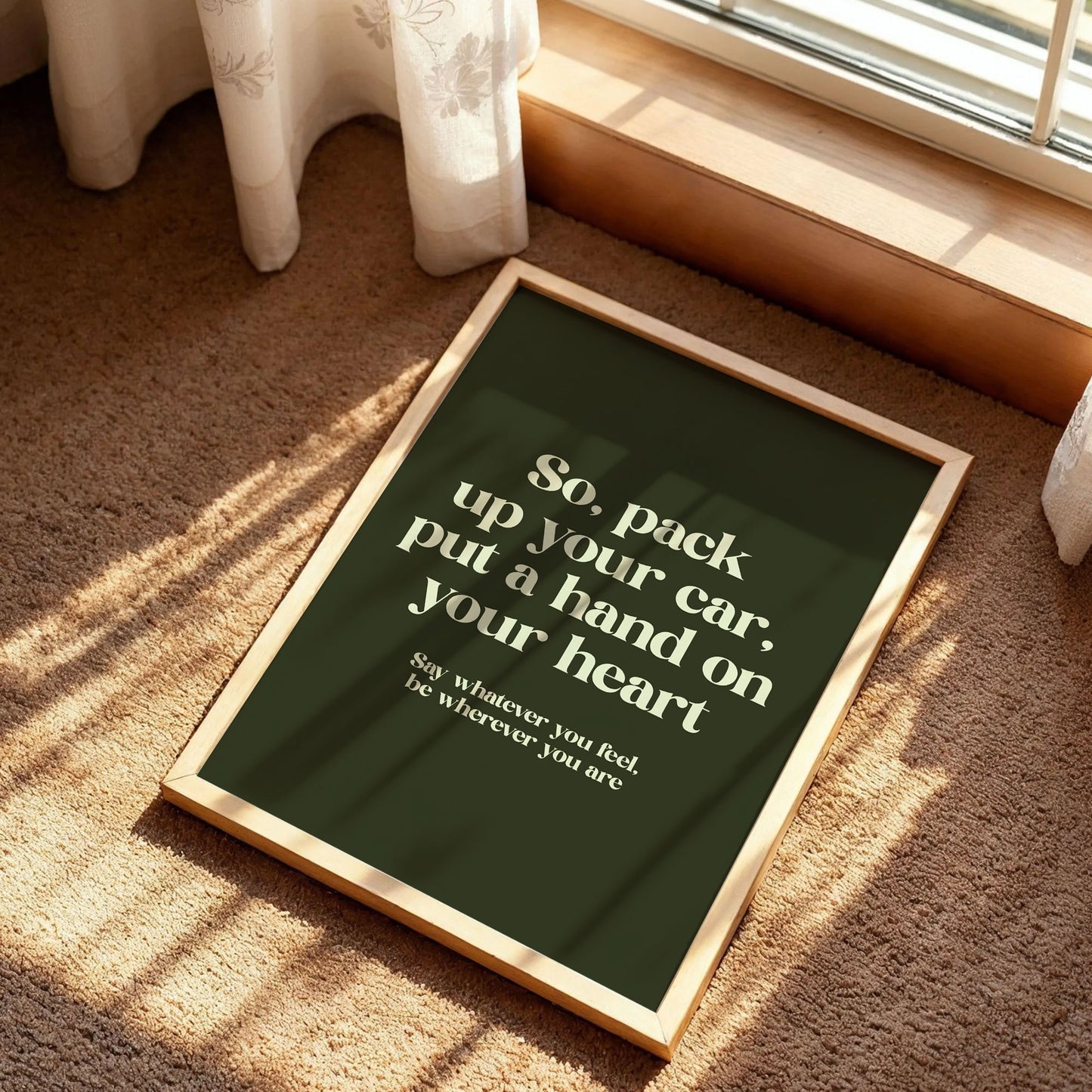 You're Gonna Go Far Noah Kahan Print