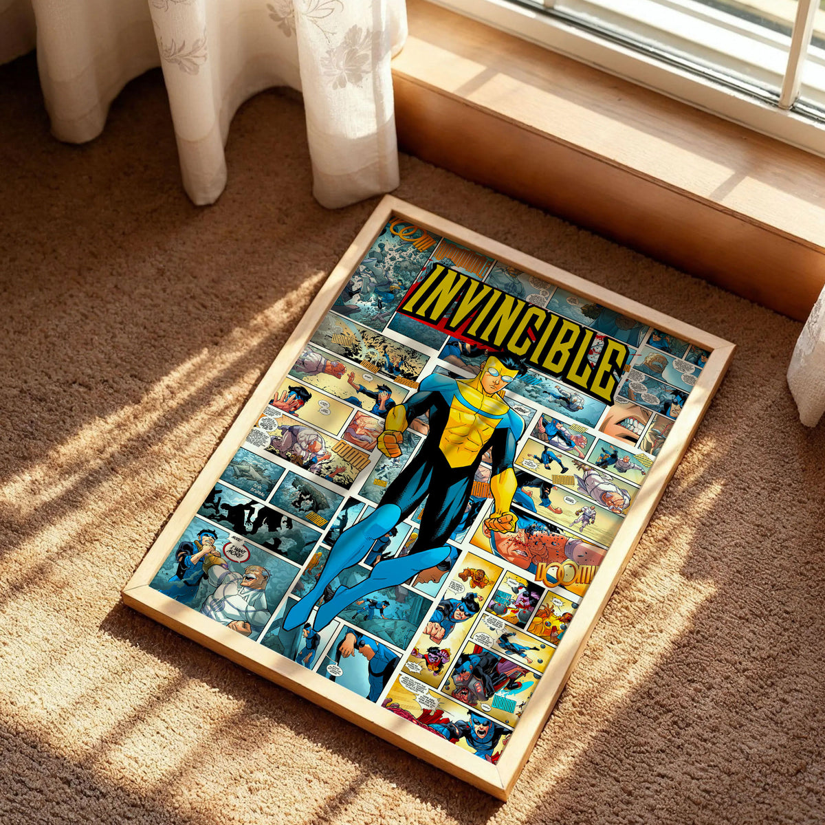 Invincible Comic Retro Art Print