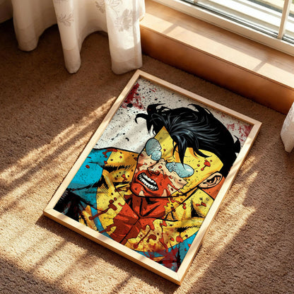 Invincible Covered Blood Poster