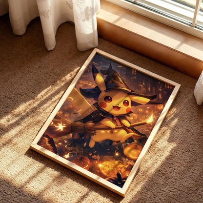 Pikachu Witch Wall Art