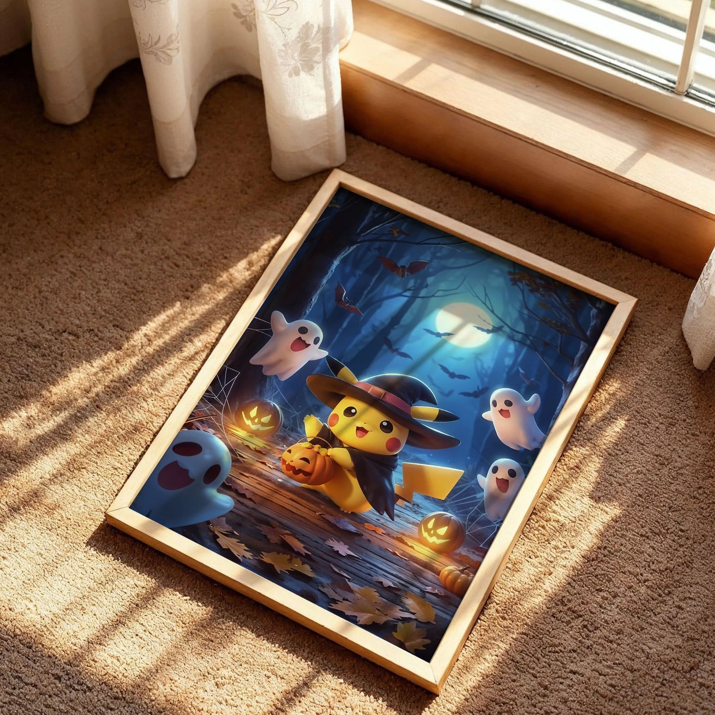 Pikachu Halloween Poster