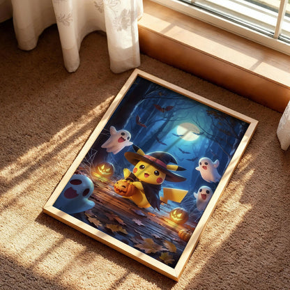 Pikachu Halloween Poster