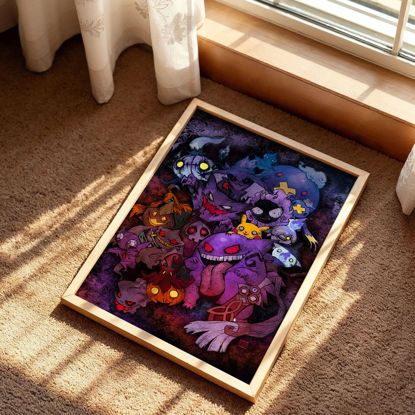 Gengar Squad Print Art