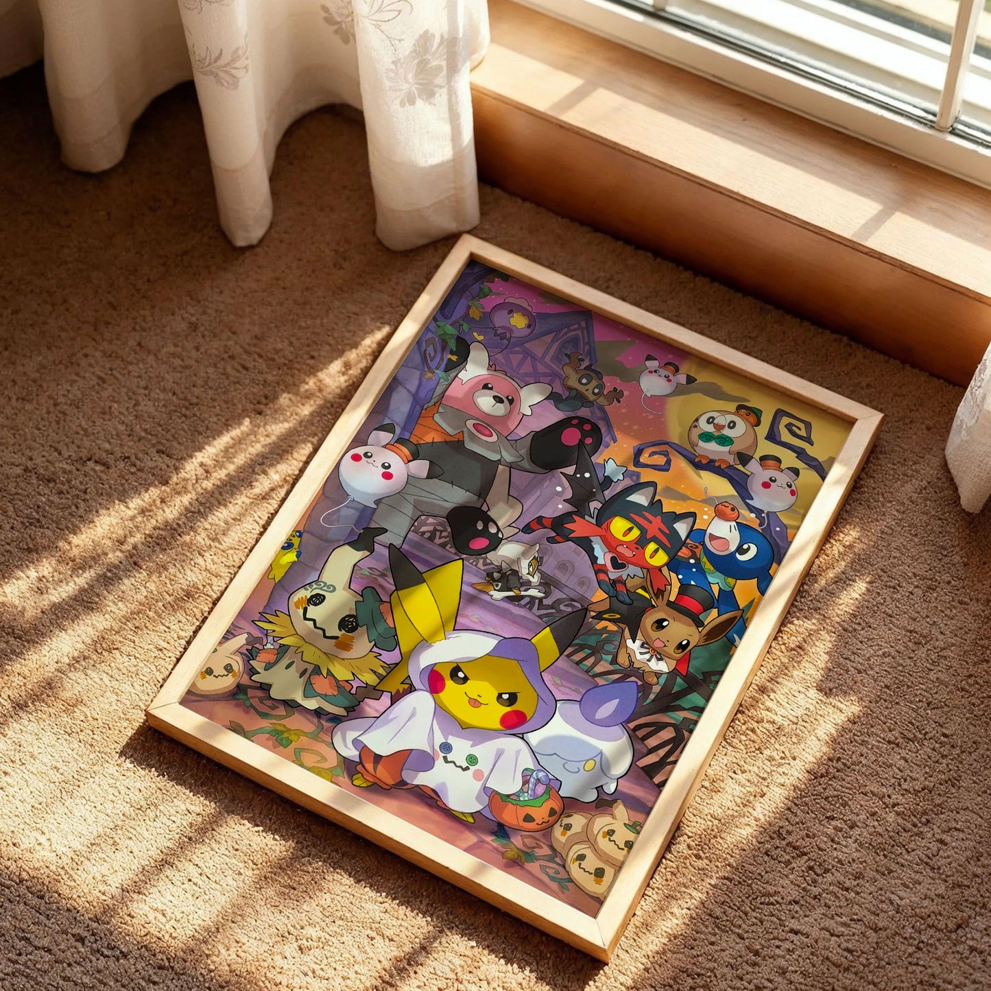 Sun and Moon Pokemon Print
