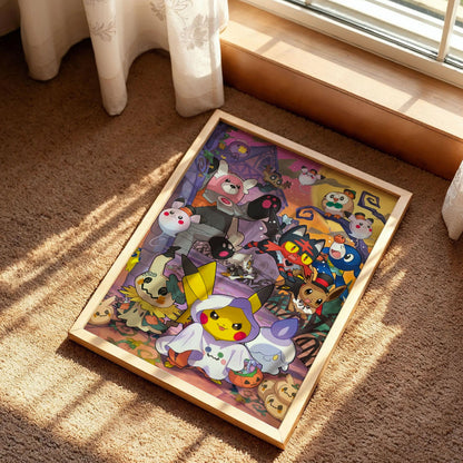 Sun and Moon Pokemon Print