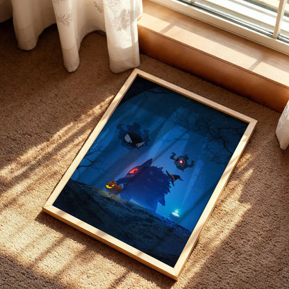 Xing Kong Studio Gengar Forest Poster