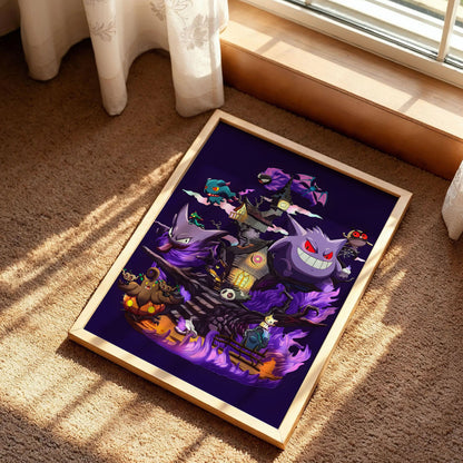 Gengar's Haunted House Art