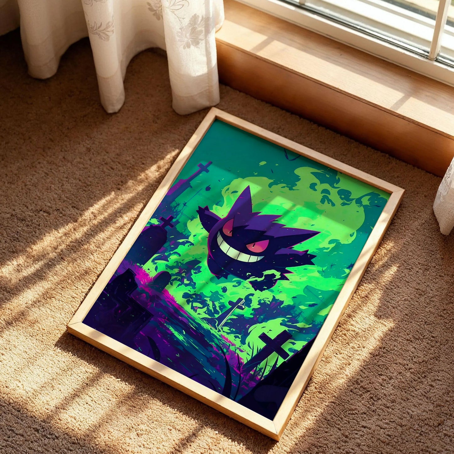 Gengar Pokemon Art Print
