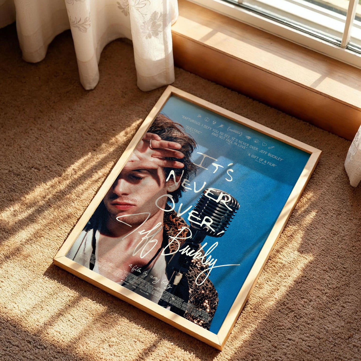 It's Never Over Jeff Buckley Poster