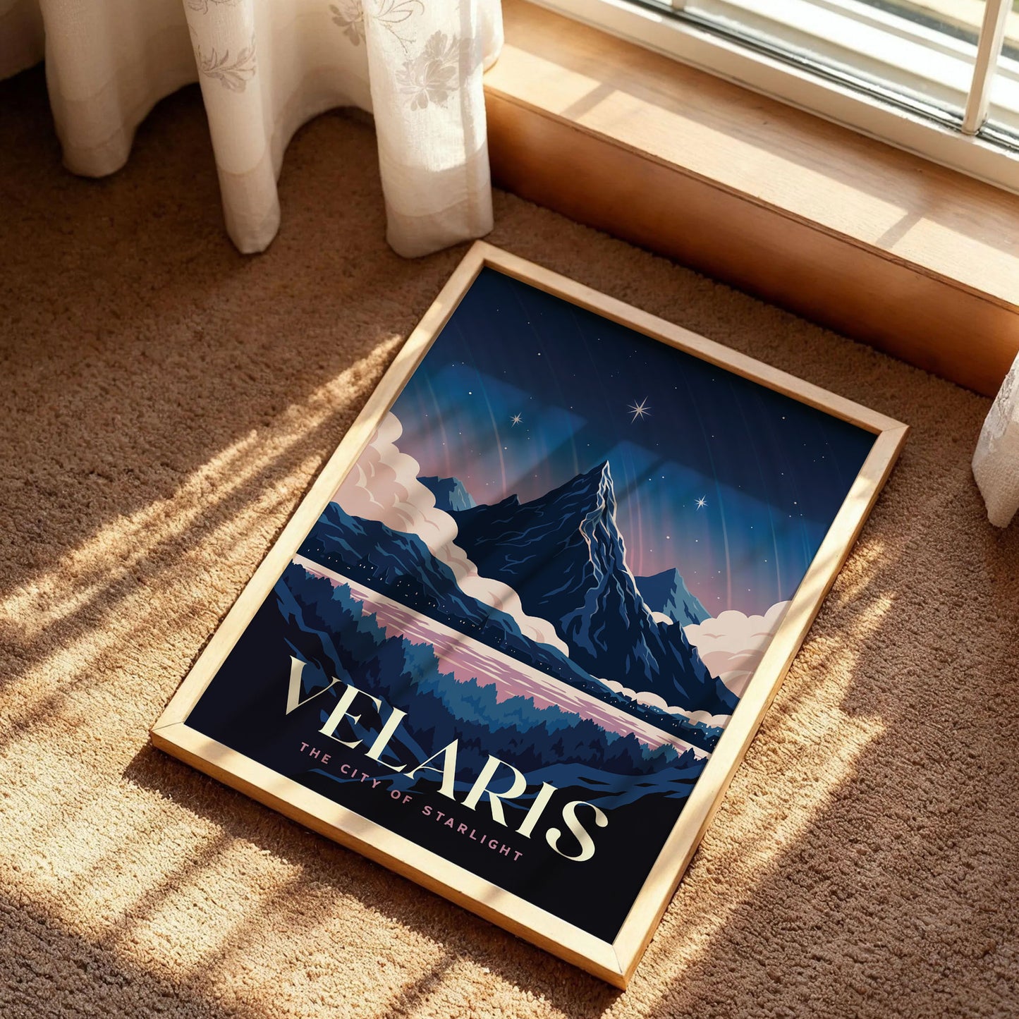 Velaris ACOTAR Travel Poster