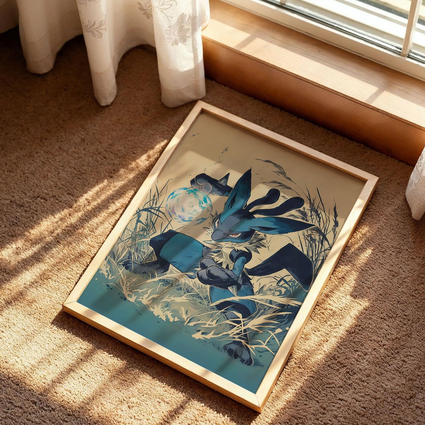 Pokémon Lucario Japanese Poster