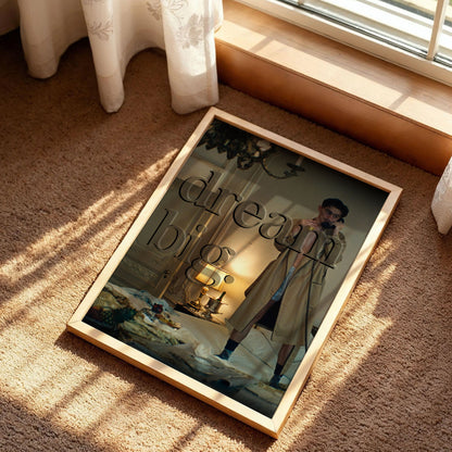 Marty Supreme Dream Big Poster