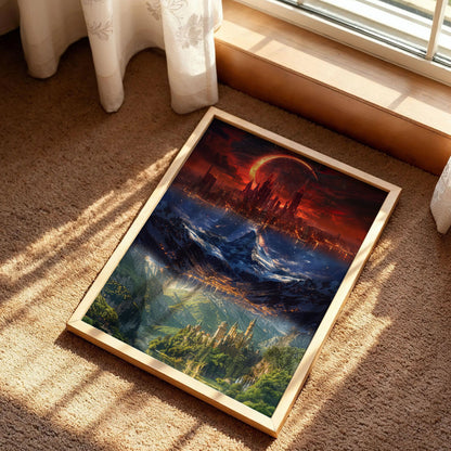Fantasy Valley Art Print