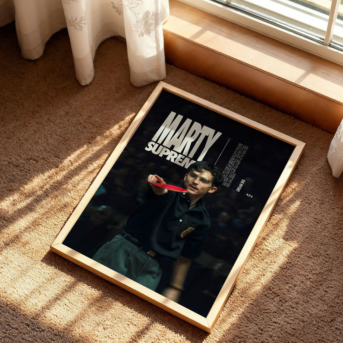 Marty Supreme Timothée Chalamet Art