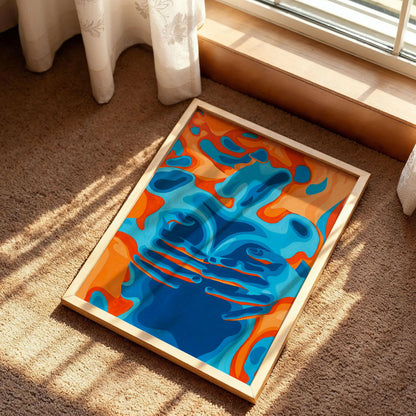 Fire and Ice Adriana Bogdanova Poster