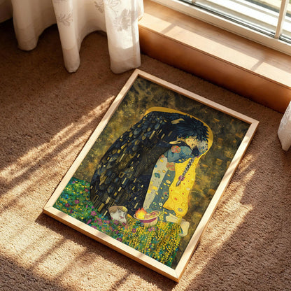 The Kiss Like Starlight Howl's Moving Castle Poster