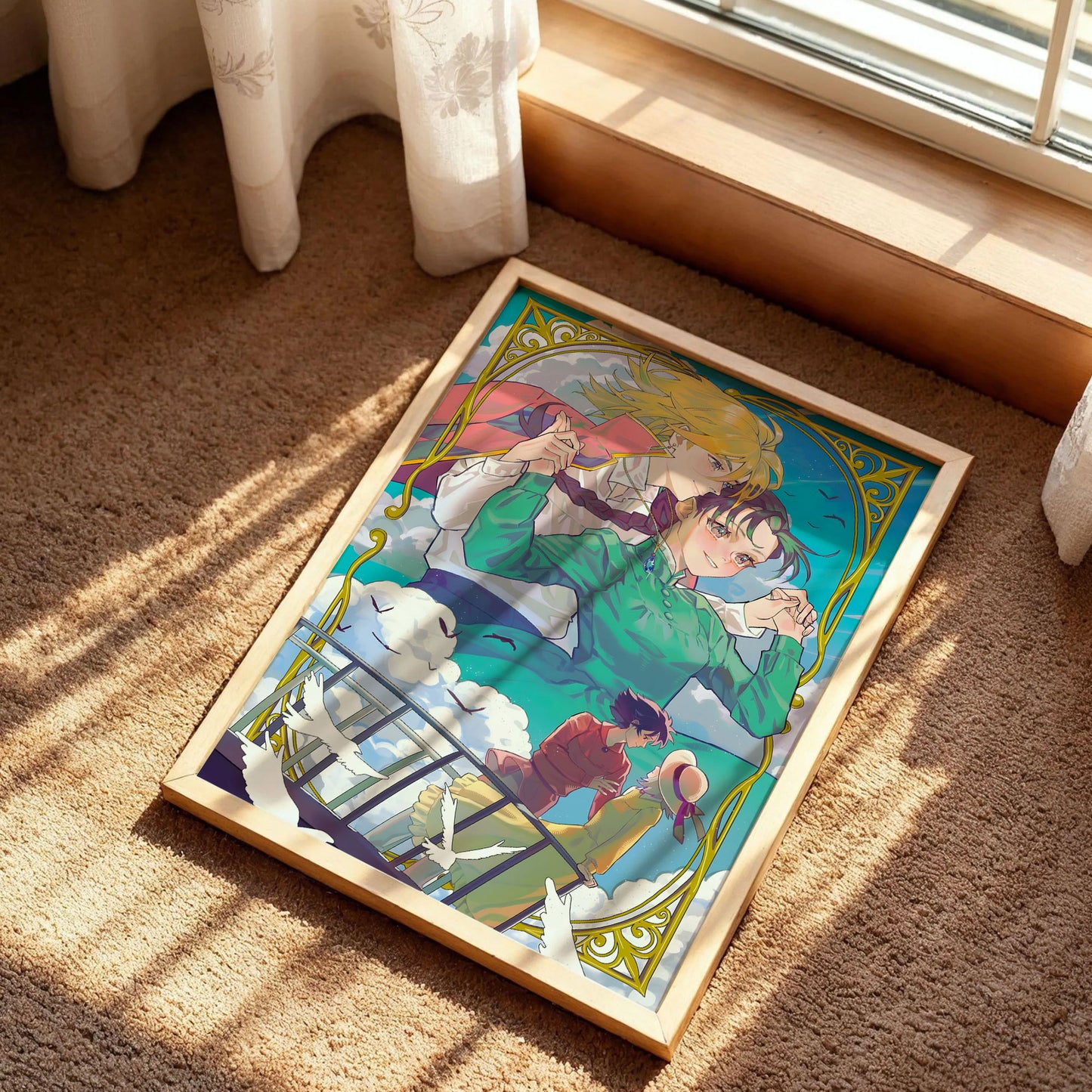 Howl's Moving Castle Studio Ghibli Poster
