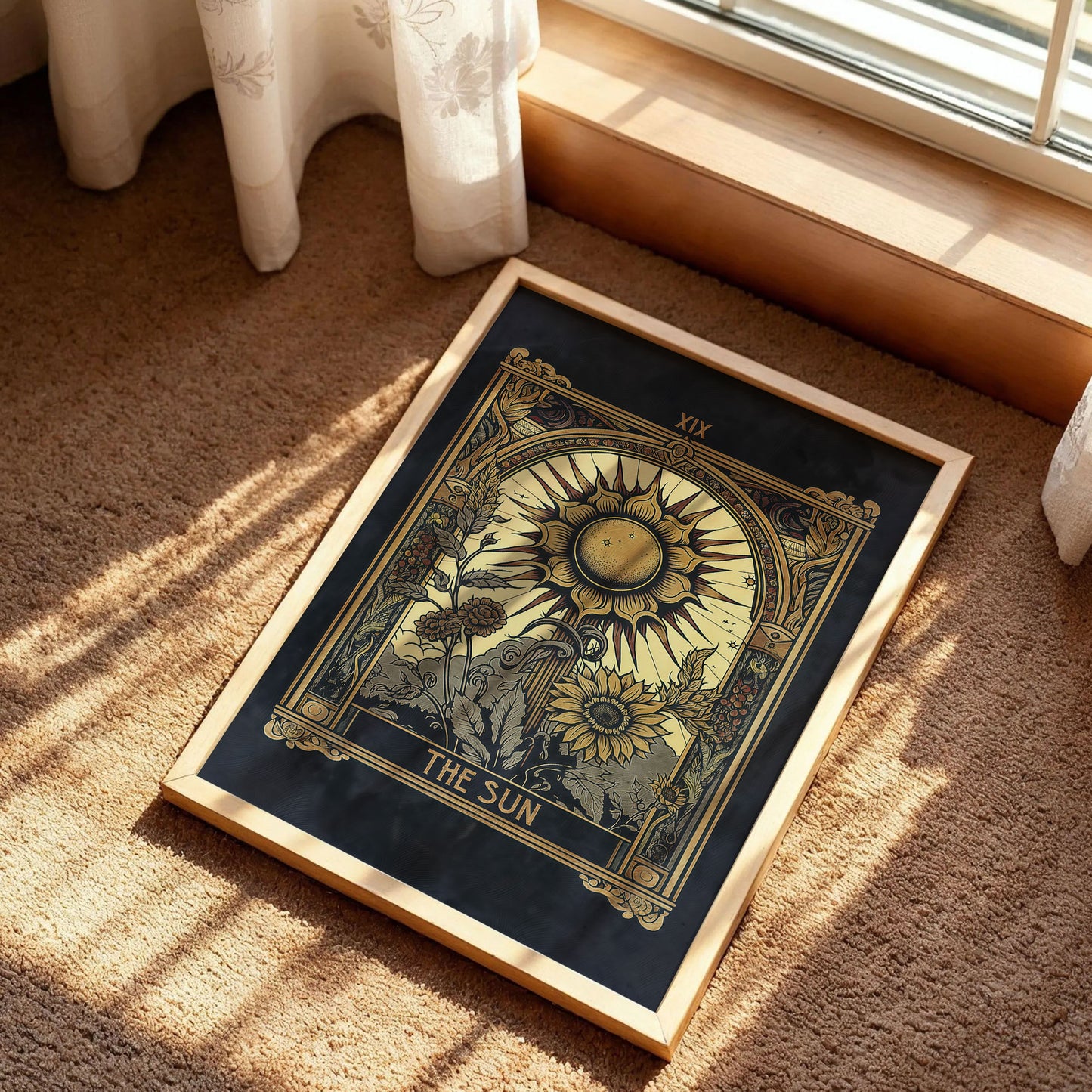 The Sun Tarot Card Wall Art